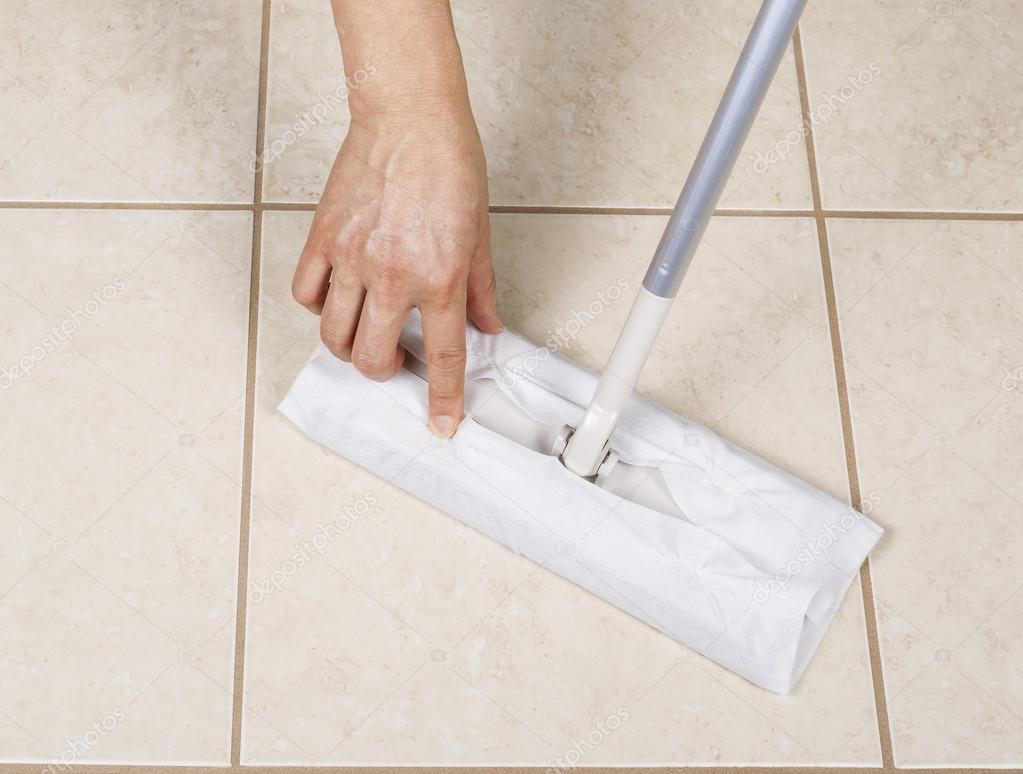 Cleaning Bathroom Tile Stock Photo by ©tab62 17399669
