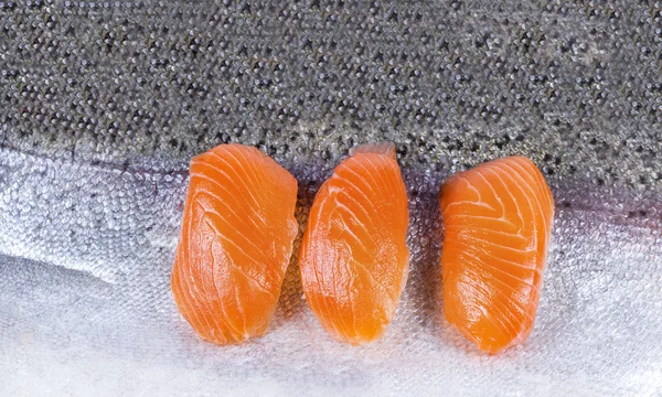 Färsk lax sushi — Stockfoto