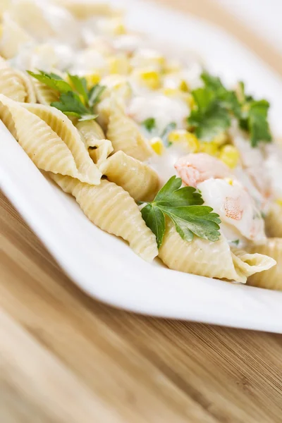 Fresh Pasta with healthy ingredients — Stock Photo, Image