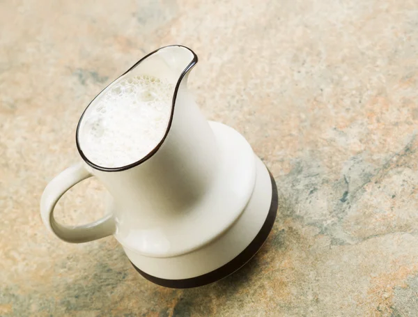 Pitcher of Almond Milk — Stock Photo, Image