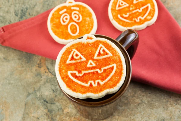 Seasonal Cookies and Drinking Mug — Stock Photo, Image
