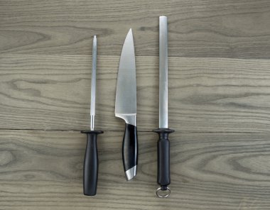 büyük mutfak bıçağı ve yaşlı white oak Wood Bileme makineleri