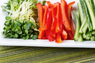 doğranmış kırmızı biber