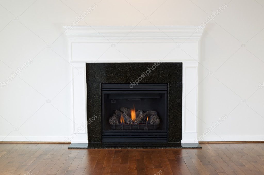 Large Natural Gas Fireplace 
