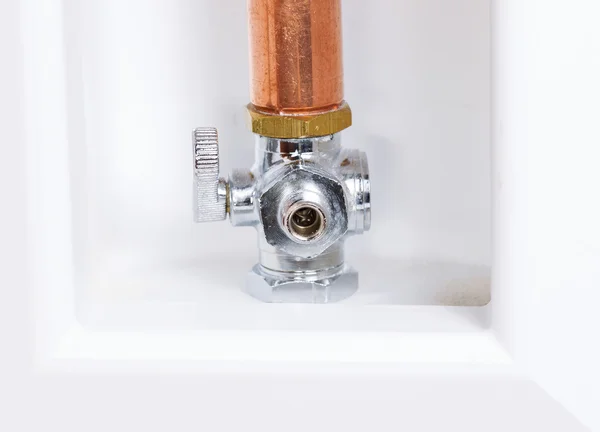 Válvula de entrada de água geladeira — Fotografia de Stock