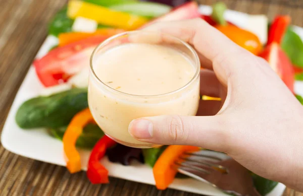 Salad Dressing — Stock Photo, Image