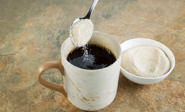 Sugar and Coffee — Stock Photo, Image