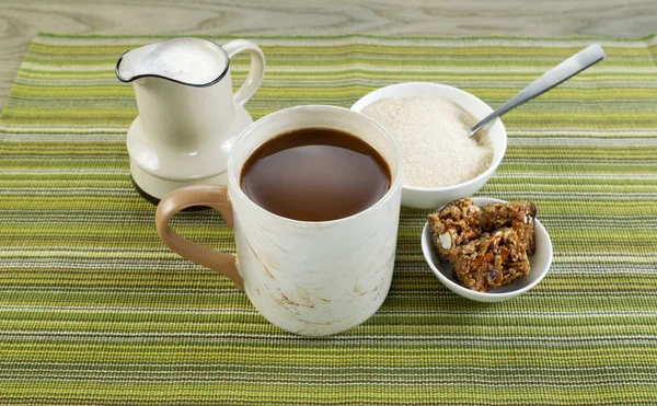 Koffie en behandelt — Stockfoto