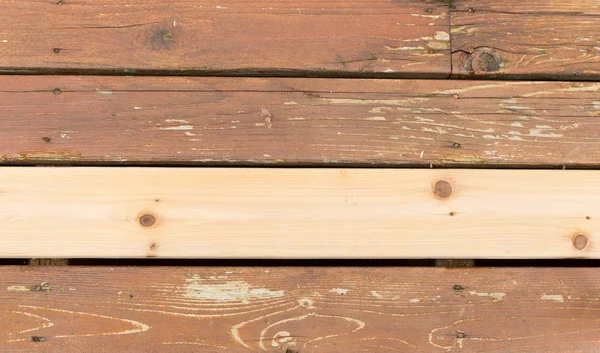 新しい、古い木の板 — ストック写真