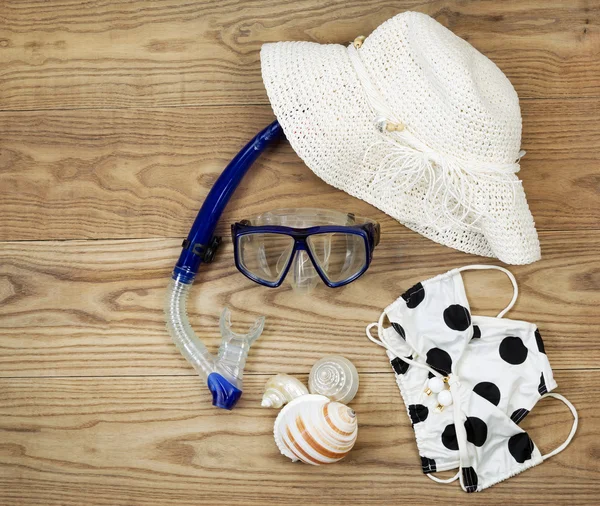 Beach Attire for Summer Fun — Stock Photo, Image