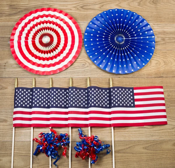 Celebration items for the Fourth of July Indepence day in United — Stock Photo, Image