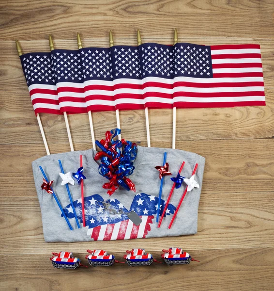 Amerikai Egyesült Államok ünnepe a függetlenség napja objektum — Stock Fotó