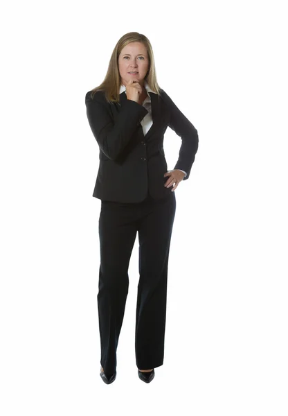 Businesswoman thinking — Stock Photo, Image