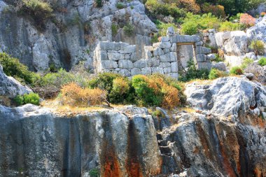 Antik kent kekova rruins.