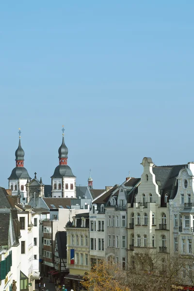 Gamlebyens bygninger i Bonn – stockfoto