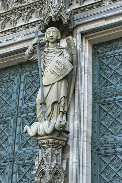 Statue cathédrale de Cologne — Photo