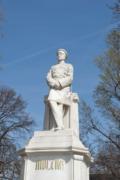Статуя Гельмута фон Мольтке в Берлине — стоковое фото