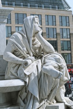 alegori schiller anıt Berlin felsefesi