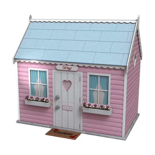 Pink Fairy Cottage — Stock Photo, Image