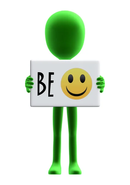 Be Happy Sign — Stock Photo, Image