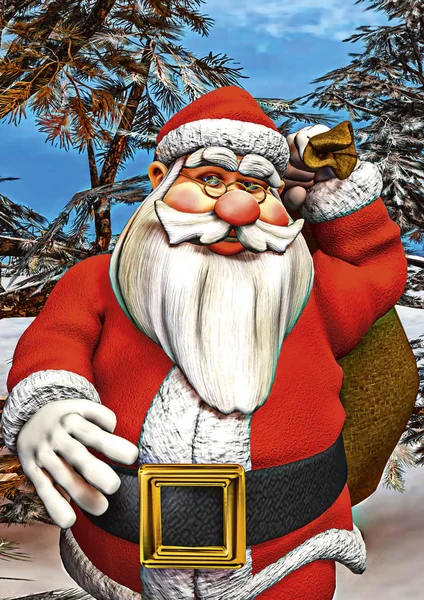 Santa gåvor — Stockfoto