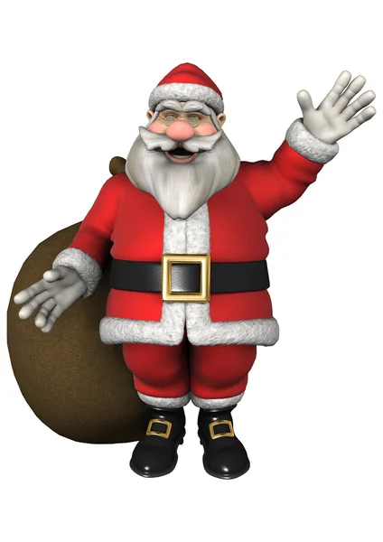Santa with Gifts — Stock Photo, Image