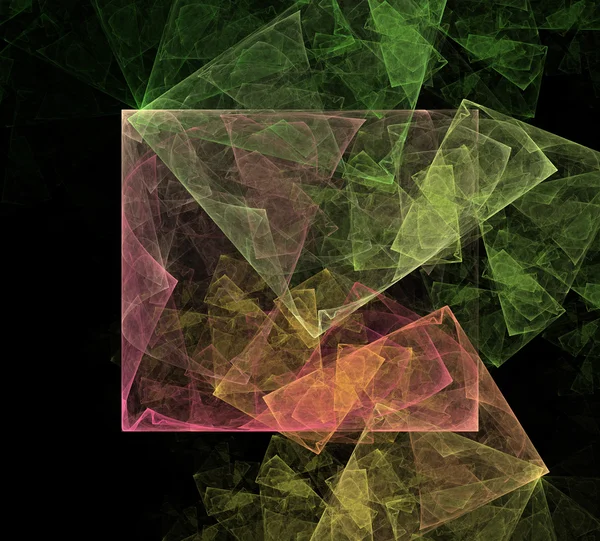 Абстрактное кубическое пространство — стоковое фото