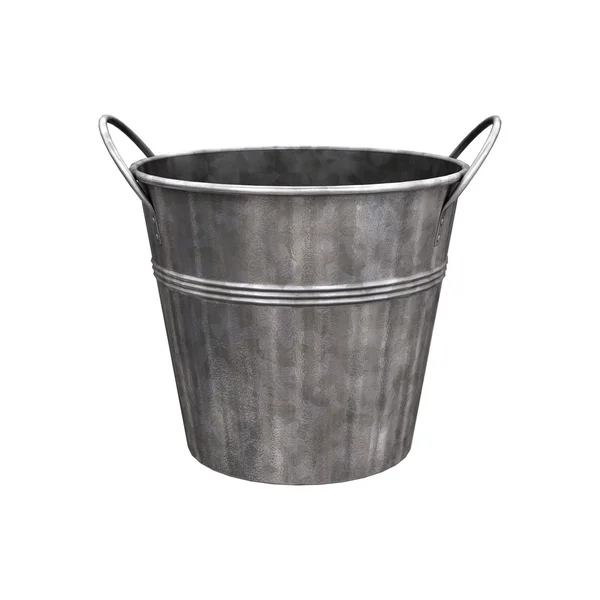 Empty Metal Bucket — Stock Photo, Image