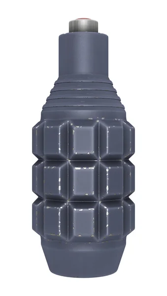 Pineapple Fragmentation Grenade on White — Stock Photo, Image