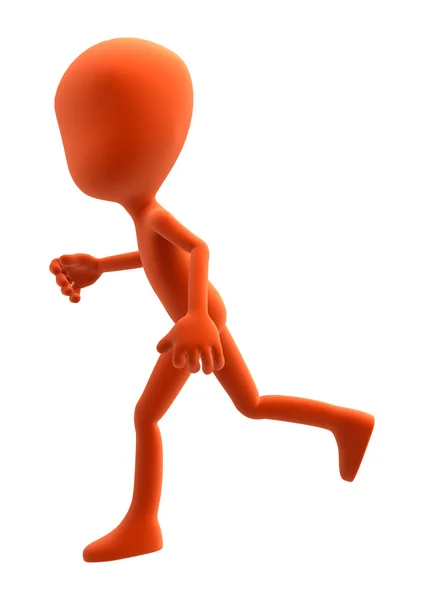 Running Human Figure — Stock Photo, Image