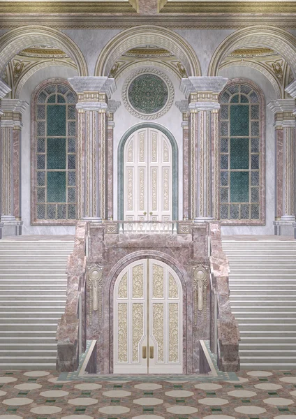 童话里的宫殿入口 — 图库照片