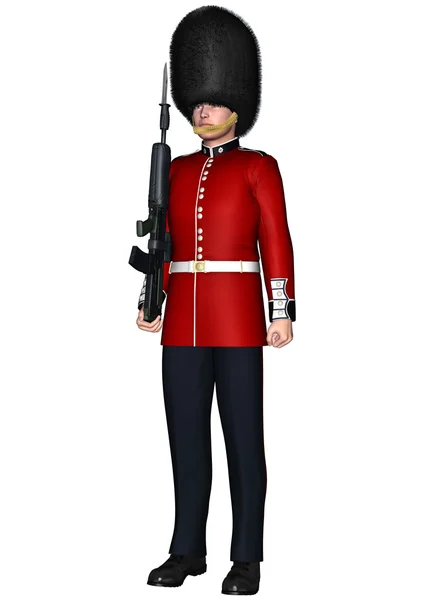 Королівський британський Гвардієць — стокове фото