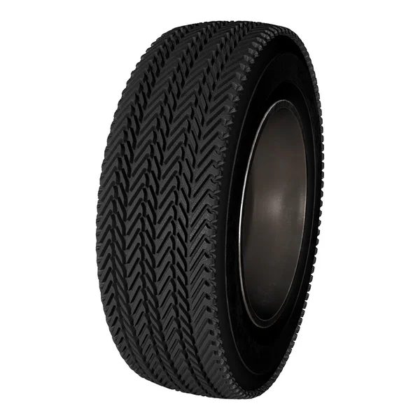 Tire on White — Stock Photo, Image