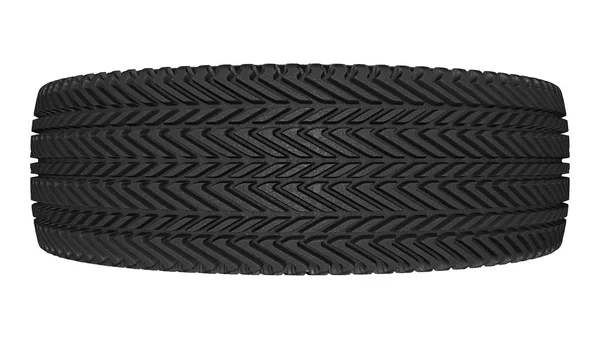Tire on White — Stock Photo, Image