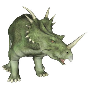 agresif dinozor styracosaurus