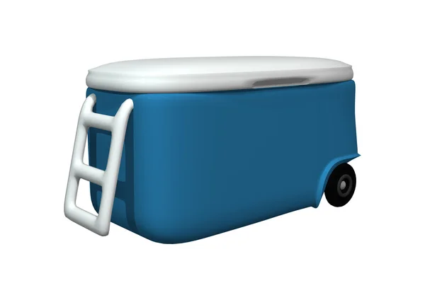 Cooler on White — Stock Photo, Image