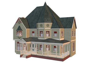 Victorian house beyaz