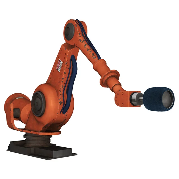 Fabrikkrobot – stockfoto