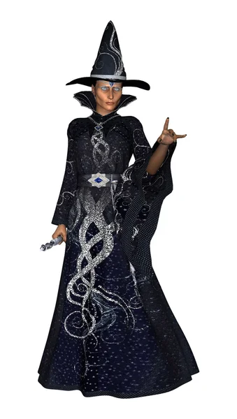 Female Wizard — Stock Photo, Image