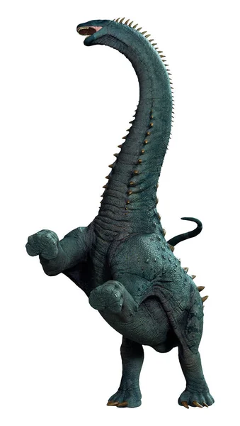 Renderowanie Alamozaura Dinozaura Izolowane Białym Tle — Zdjęcie stockowe