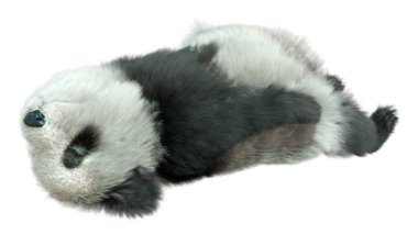 ayı panda beyaz arka plan üzerinde izole 3D render