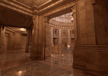 Percian sarayının 3D görüntülemesi