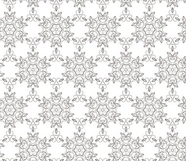 Çiçeksiz desen, vektör