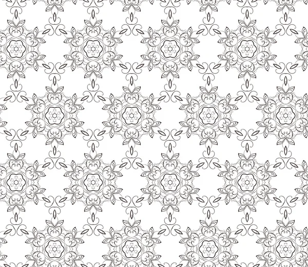 Floral seamless pattern, vector — Stock Vector