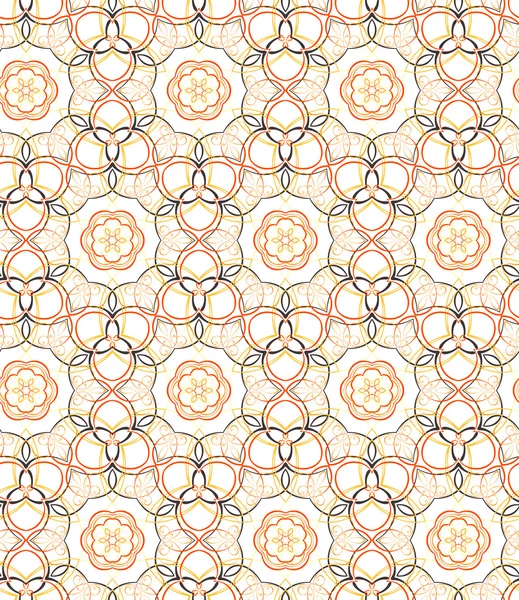 Floral seamless pattern, vector — Stock Vector