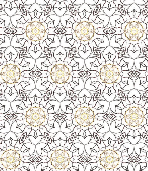 Floral seamless pattern, vector — Stock Vector