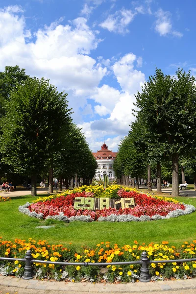 Jardim em Karlovy Vary — Fotografia de Stock