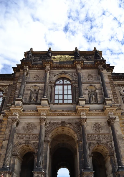 Detalhe do Zwinger Palace em Dresden — Fotografia de Stock