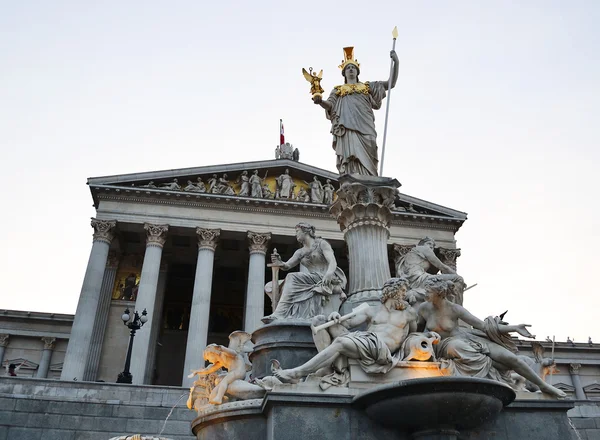 Parlament 维也纳奥地利 — 图库照片