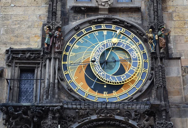 Zegar astronomiczny-prague, Czechy — Zdjęcie stockowe